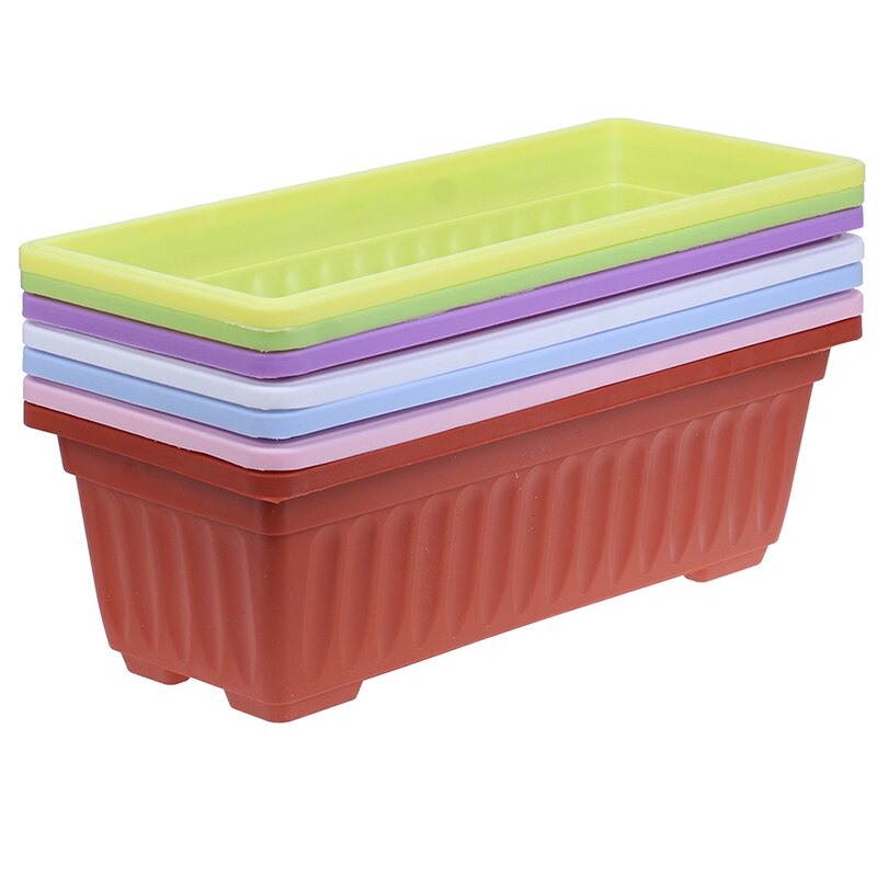 Flower Pots Planters Pot Trays Plastic Pots Large Square Pots For Succulent Plants