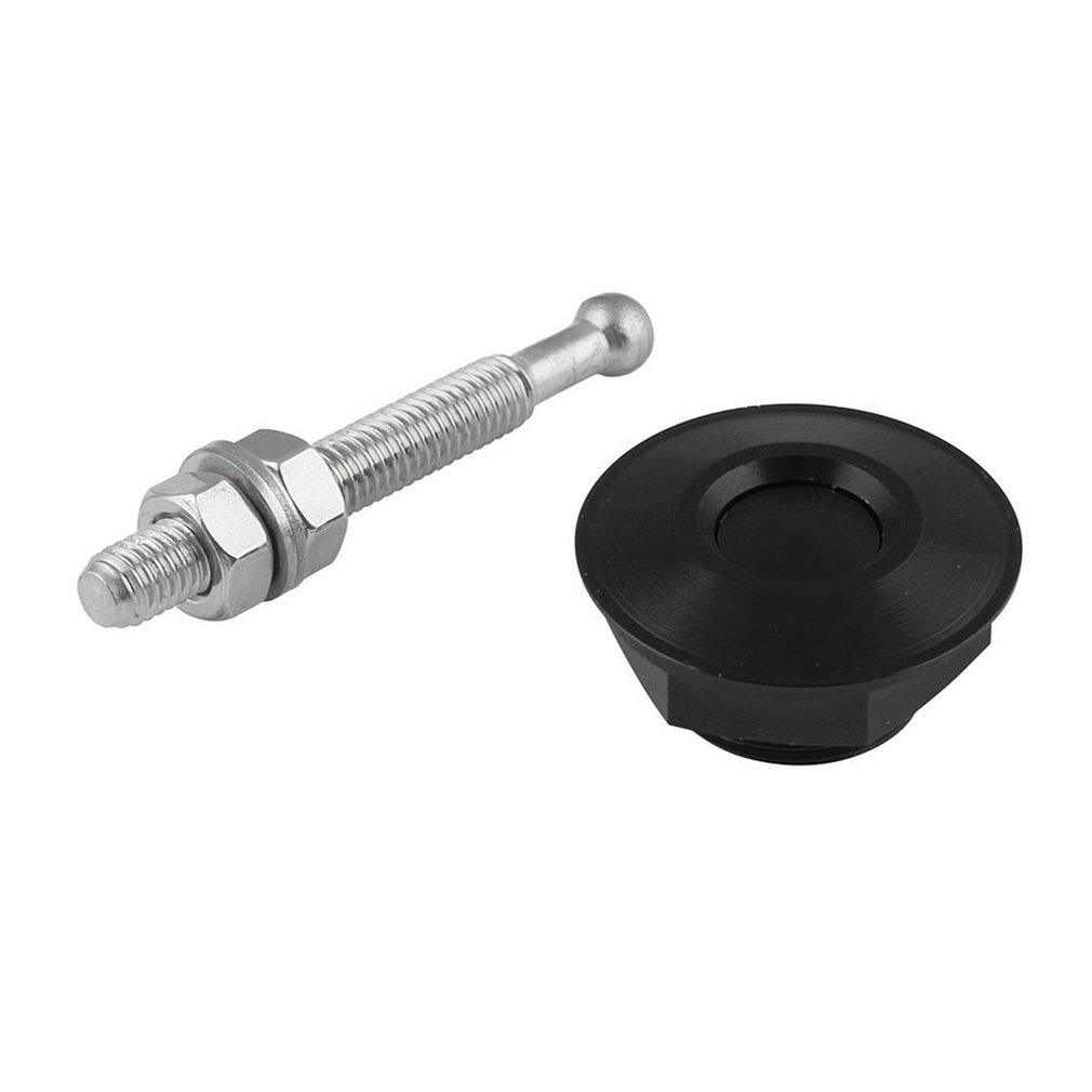 1 Set Universal Car Latches Push Button Latch Quick Release Mini Hood Car Lock Retainer Set Quick Release Hood Bumper Latch