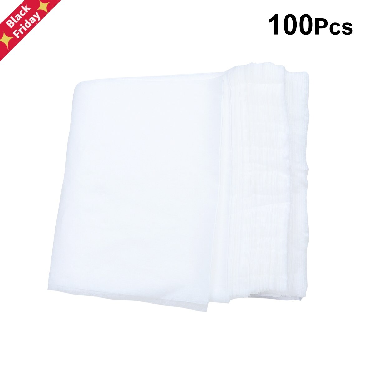 100pcs Disposable Super Water Absorbent Towels Wood Pulp Pedicure Beauty Spa Salon Towel Disposable Towels Wipes For Hotel White