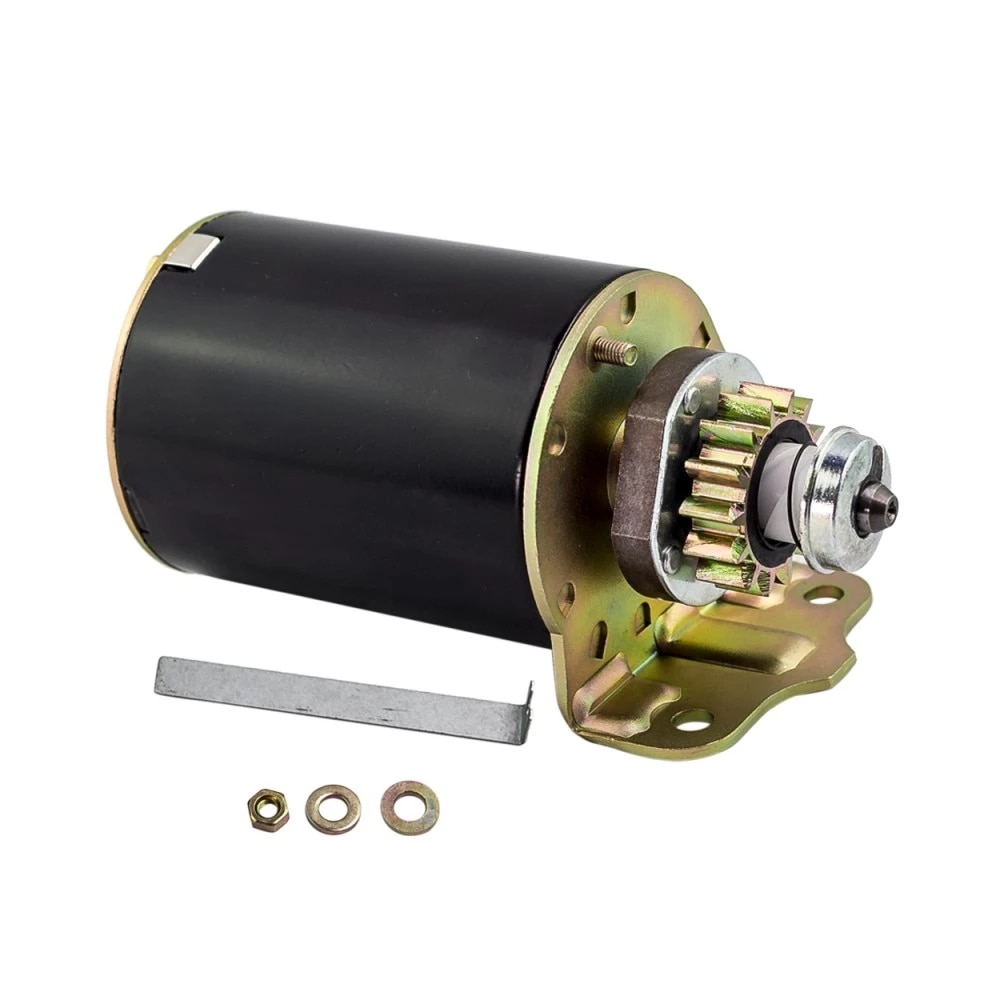 14 Tooth Starter Motor 693551 For Briggs and Stratton Ride on Mower Heavy Duty 12 Volt 693551 693552 593934