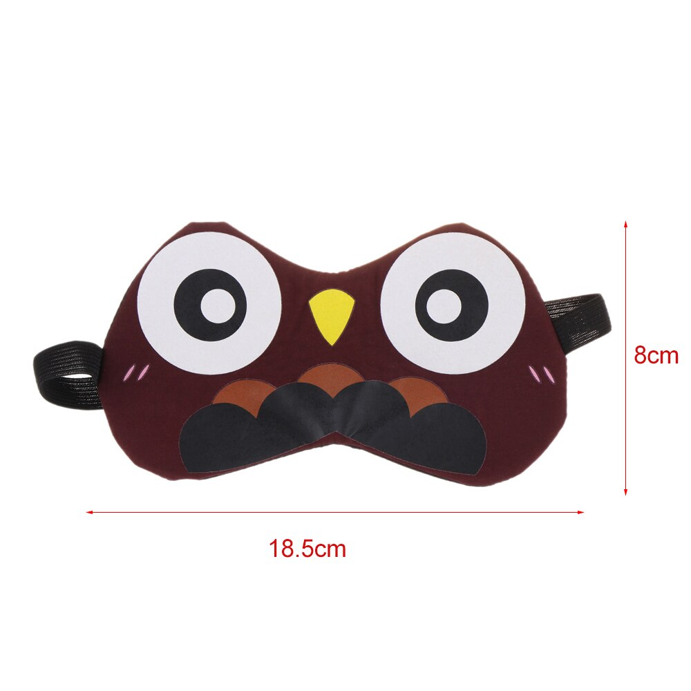 1PC Nette Schattierung Eye Maske Weich Gepolsterte Schlaf Eyeshade Tier Ausdruck Bild Eye Patch Rest Entspannen Eyeshade Augenbinde Auge pflege