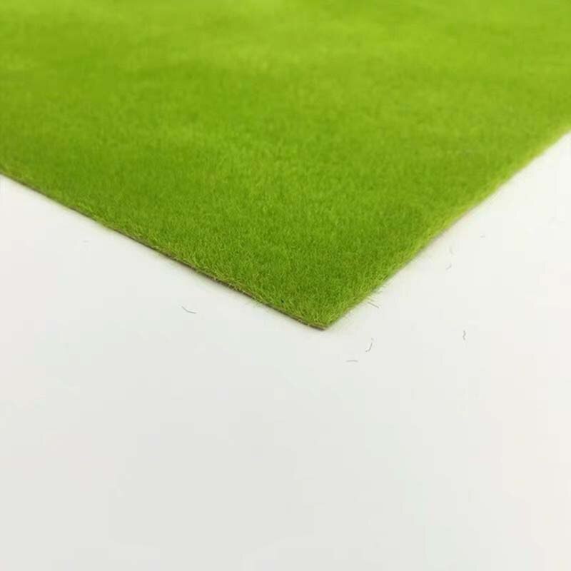 1Pc Landscape Grass Mat for Architectural Scenery Paper Scenery Layout Lawn Diorama Accessories 25x25cm 50x50cm 50x100cm: 03 / 25cm
