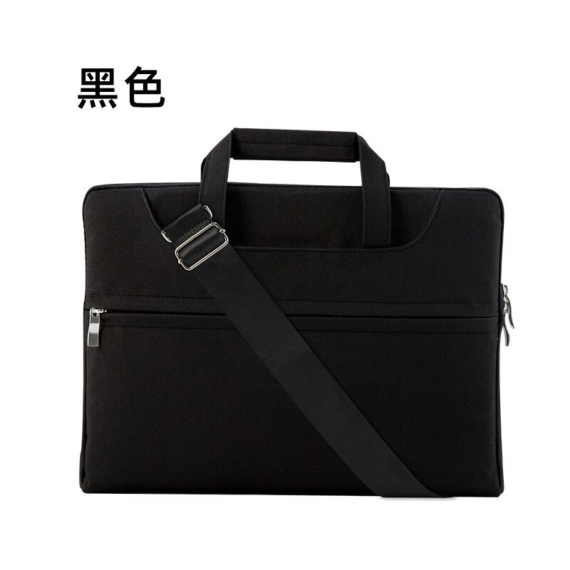 Bolso de hombro para ordenador portátil, bolso de oficina, bolso de cuero para ordenador portátil, Bolsa lateral para hombre: 8 13inch