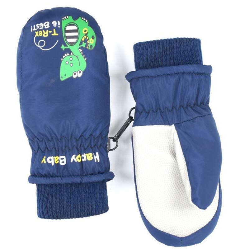 Wasserdicht Winddicht Warme freundlicher Ski Fäustlinge Finger Handschuhe freundlicher Ski Handschuhe Winter Kleinkind Schnee Handschuhe für Mädchen Jungen: Armee Grün