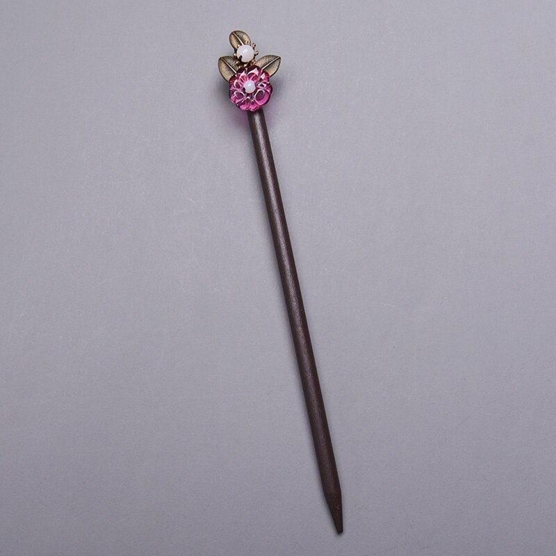 Classic Flower Tassel Handmade Hair Sticks Hair Chopsticks Chinese Bridal Wood Hairpins Hair Clip Wedding Hair Jewelry for Women: D