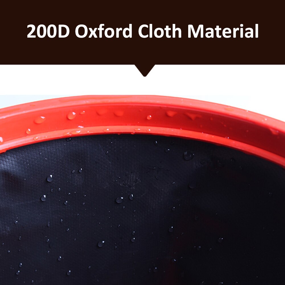 12L Car Wash Large Bucket Folding Bucket Home Multi-function Portable Bucket Outdoor Fishing Tackle Equipment