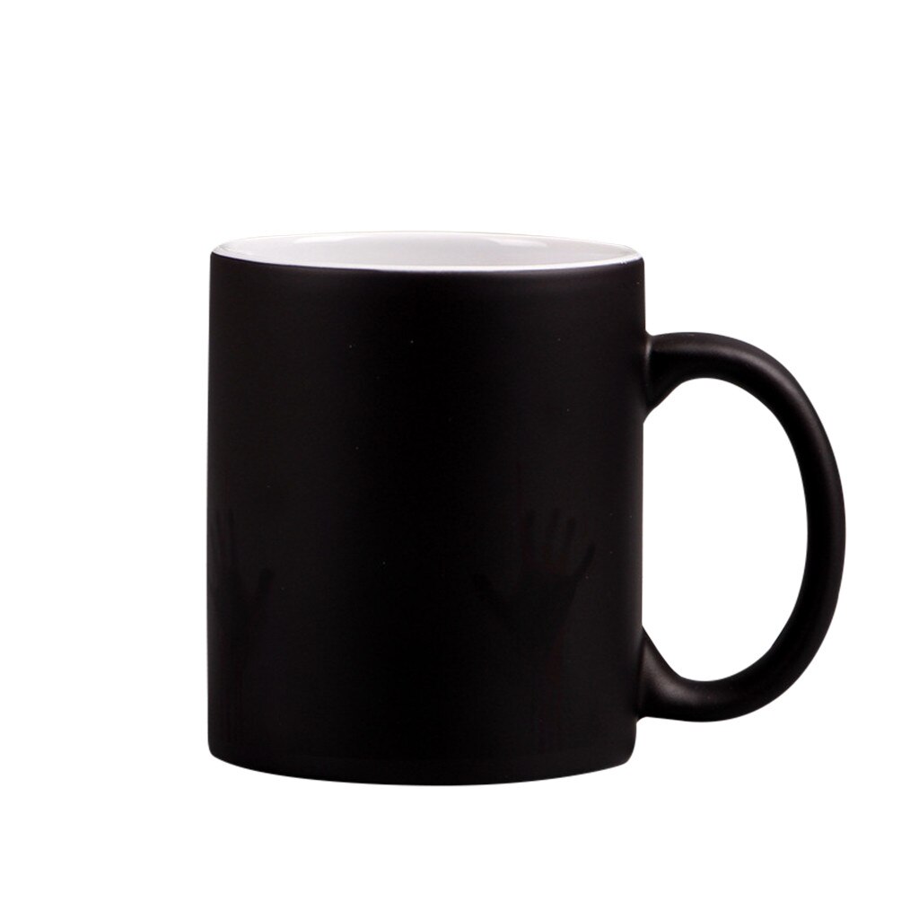 Color Changing Mug Blood Handprint Cup Thermal Color Changing Coffee Cup Beer Mug Tea Glass Whiskey Glass Cups