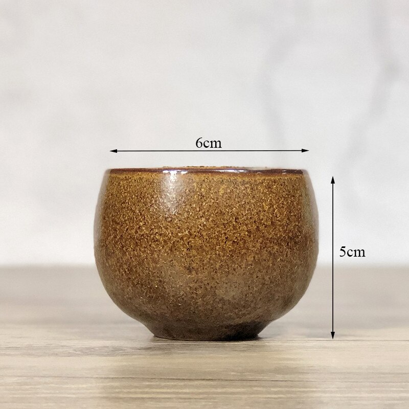 Groft keramik antik termokrus kop keramisk retro tekopper tumbler krus kontor drikkevand kop kung fu drikkevarer