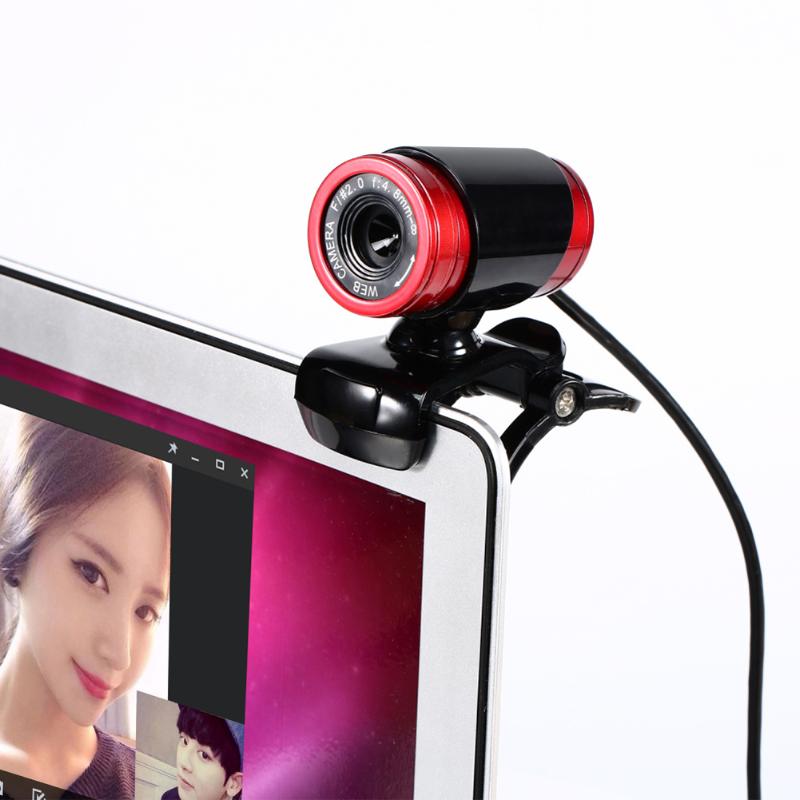 Webcam USB 12 Megapixel High Definition Camera Web Cam 360 Degree MIC Clip-on Webcam for Skype Computer Desktop Laptop PC