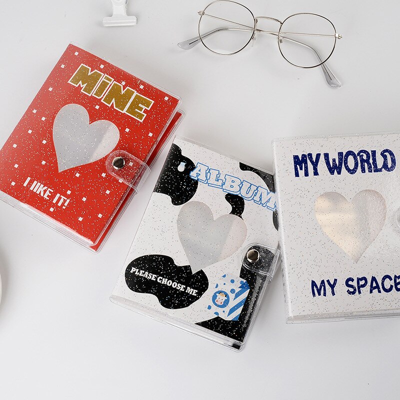 EZONE – Album Photo 3 pouces, Mini classeur de cartes de visite en PP, livre de Collection, Collection de timbres, livret