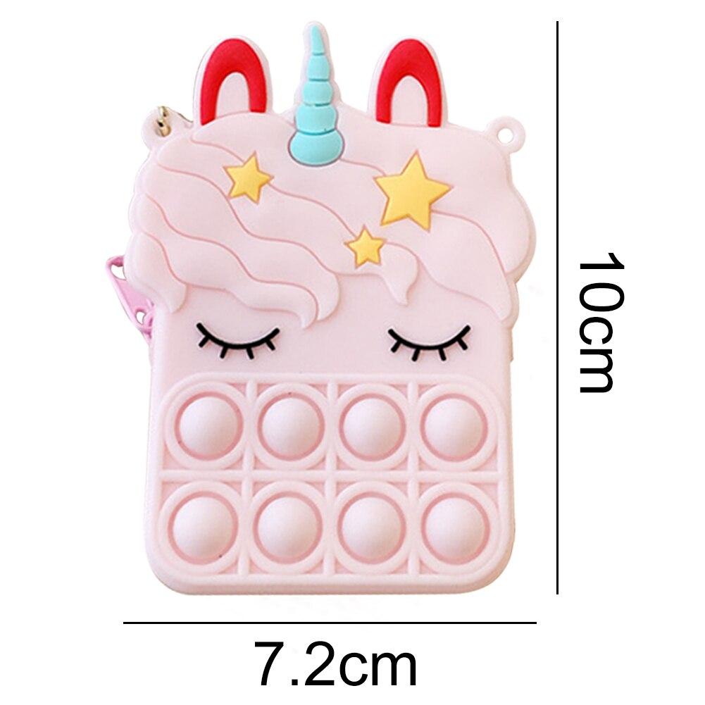 Druckblasen-geldbörse mit handschlaufe, sensorisches quetschspielzeug zum entspannen, druckentlastung, anti-stress-set für menschen mit autismus und adhs: D