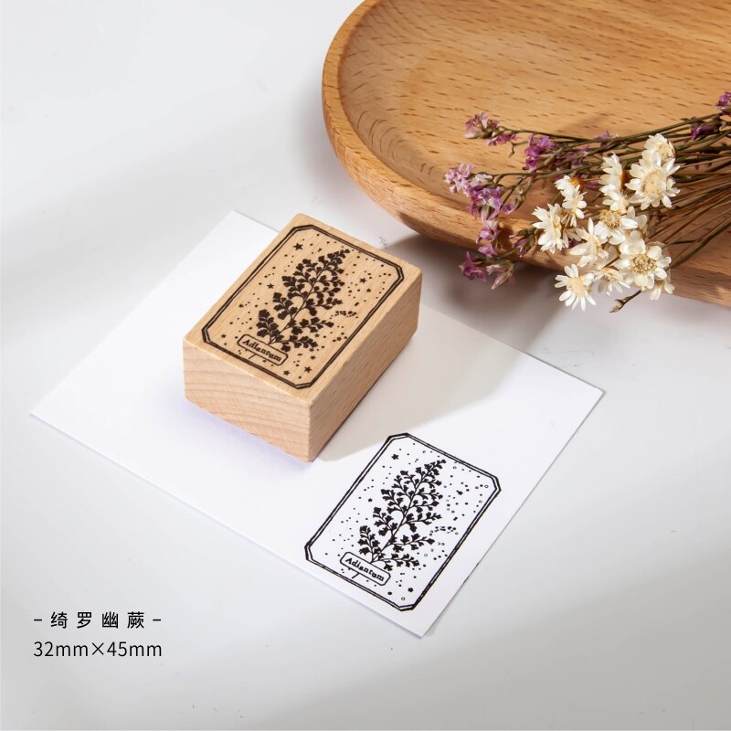 Sellos de goma madera Vintage, sello de caucho para manualidades, para hacer tarjetas, álbum de recortes: G