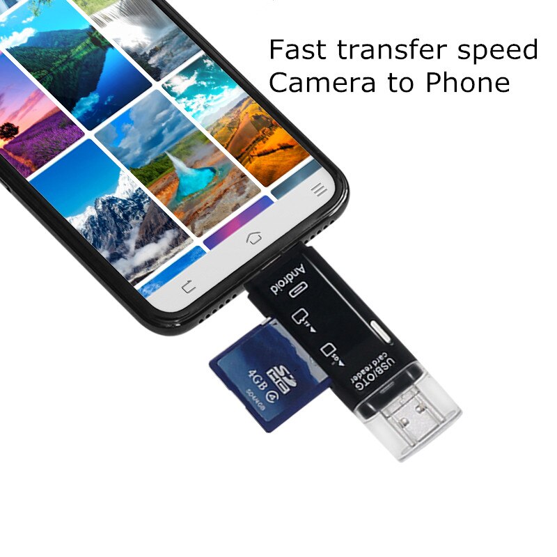 Kebidumei usb 3.0 kartenleser micro-sd-adapter smart micro-sd-kartenleser tf-kartenleser für kamera, handy und pc