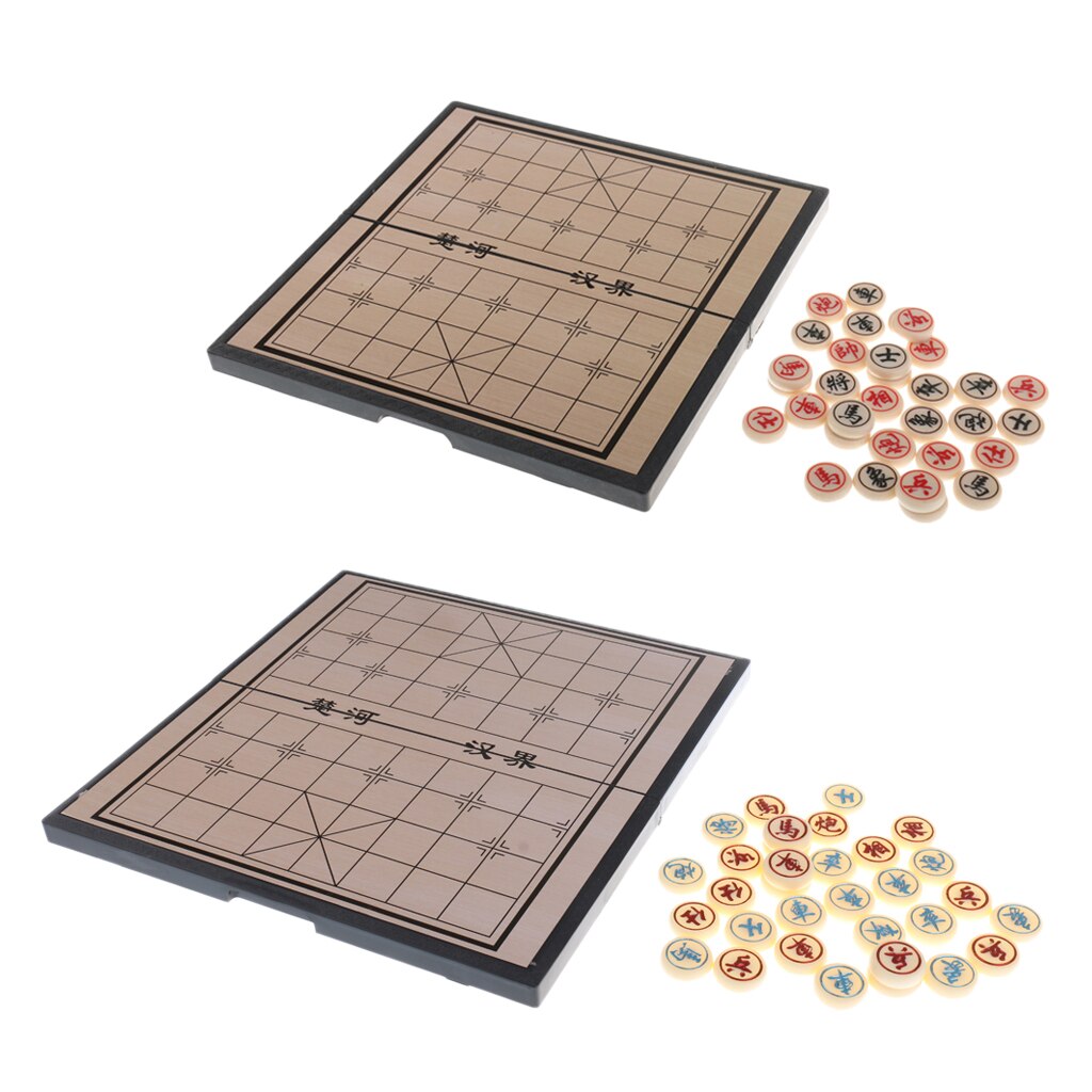 Chinese Schaakspel Magnetische Opvouwbare Board Game Schaakbord