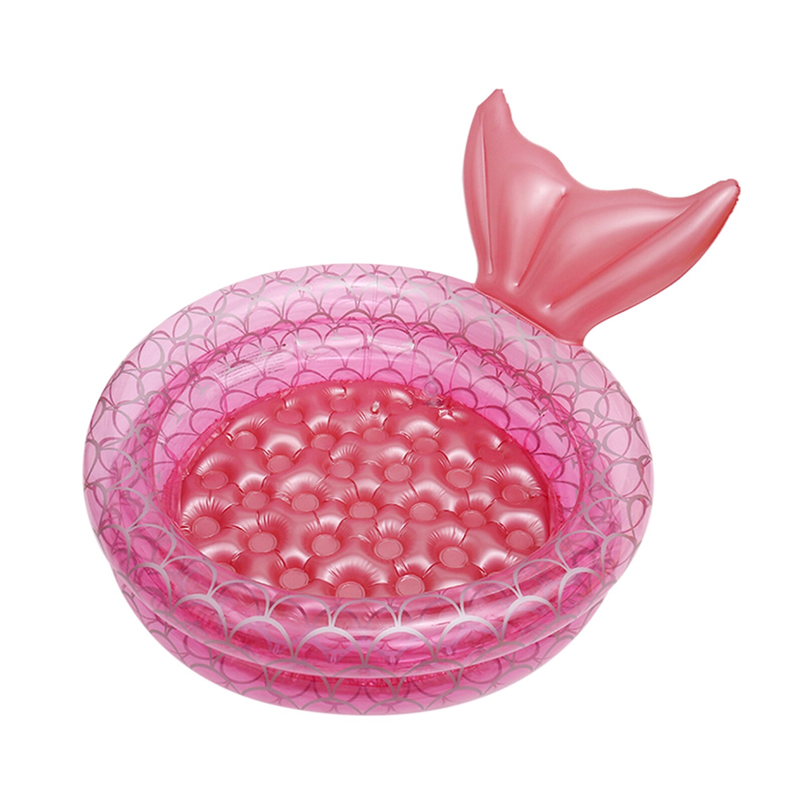 Portable Water Play Backyard Swimming Funny Indoor Outdoor Kids Toddlers Fish Shape Party PVC Summer Inflatable Kiddie Pool: 90x25cm