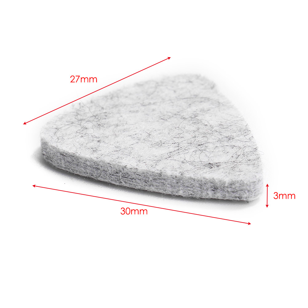 Plectre de guitare électrique en feutre doux, 10 pièces, médiator utile, mandoline plectre, pièces de musique
