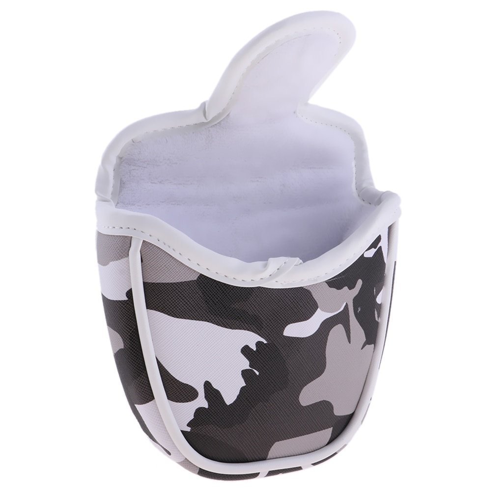 Camouflage Golf Club Abdeckung Mallet Putter Headcover Halbkreis Zentrum Putter Hülse Club Kopf Protector