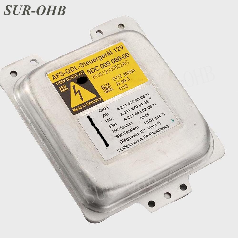 SUR-OHB A2118709026 lighting source OEM 5dc00906000 d1s AFS GDL Steuergerat HID xenon ballast GL-Glass CAR 5DC009 060-00