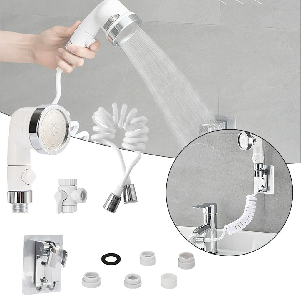 Bathtub Faucet External Shower Toilet Washbasin Extender Handheld Small Nozzle Shampoo Bathroom Supplies #10