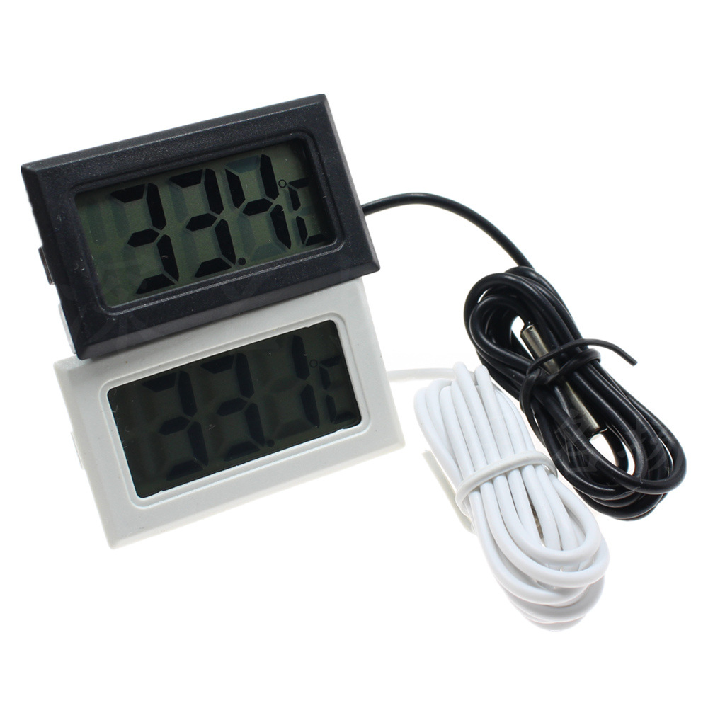 Eenvoudige Elektronische Digitale Thermometer Multifunctionele Elektronische Water Temperatuur Meter Creatieve Waterdichte Thermometer LC247