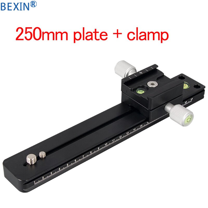 Double sided qr 50 camera clamp tripod quick release plate mount clamp detachable QR clamp for arca swiss plate dslr camera: P-250