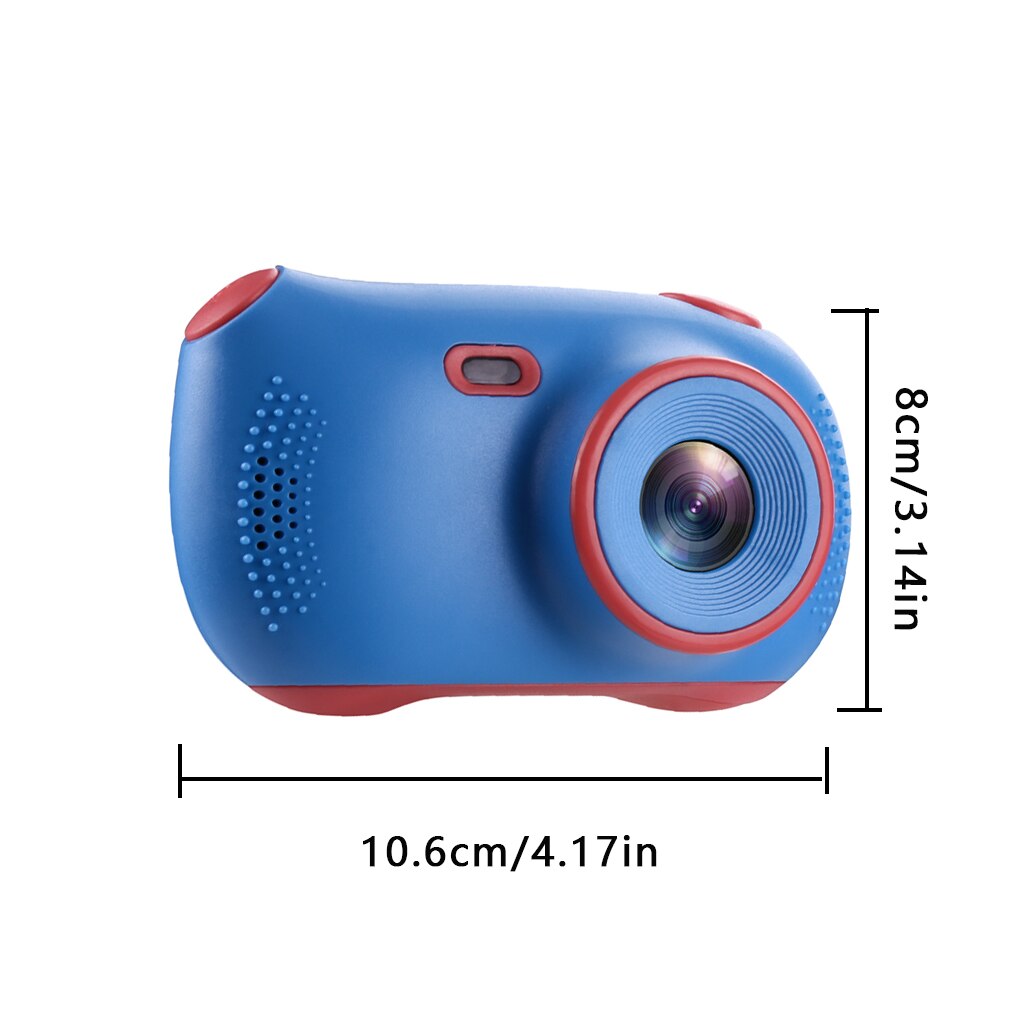 Kids Digital Camera 2.4 Inch LCD Screen Display Rechargeable Children Camcorder with 16G Memory Card: NO.1