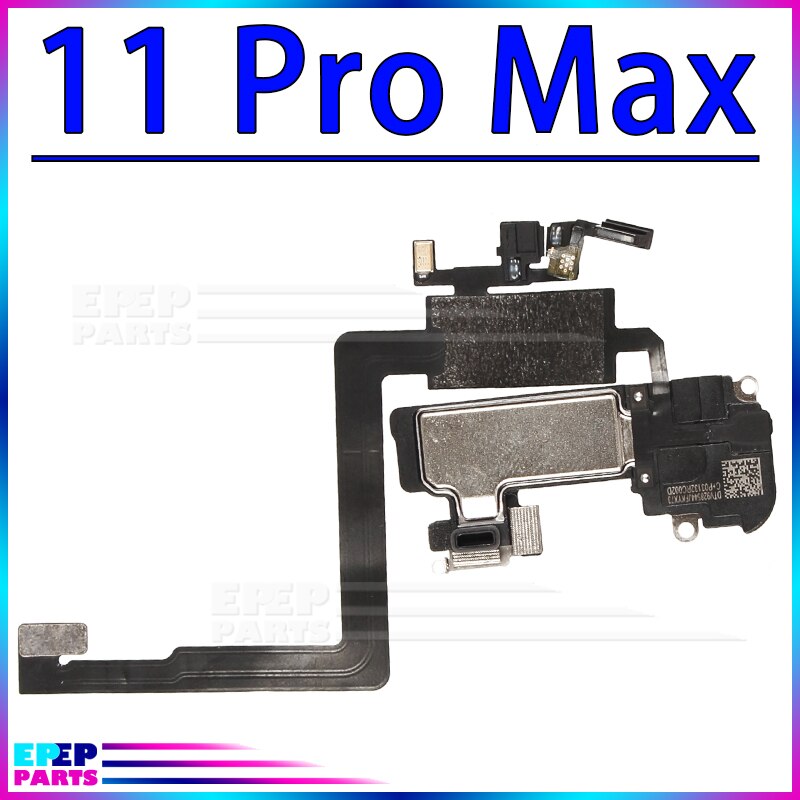1Stck Hörer Mit Nähe Licht Sensor biegen Kabel Für iPhone X XR XS 11 11Profi 12 12Mini 12Profi max Ohr Lautsprecher: 11 Profi Max