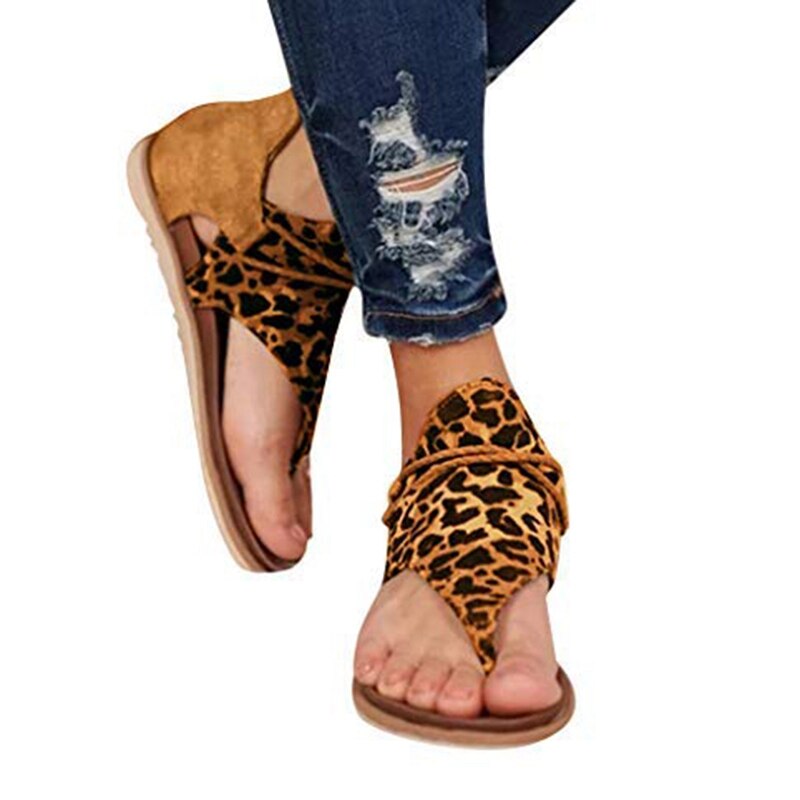 Latest Women Comfy Sandals, Ladies Flat Heel Slip On Sandals, Casual Vintage Sandals with Zipper 39: A2