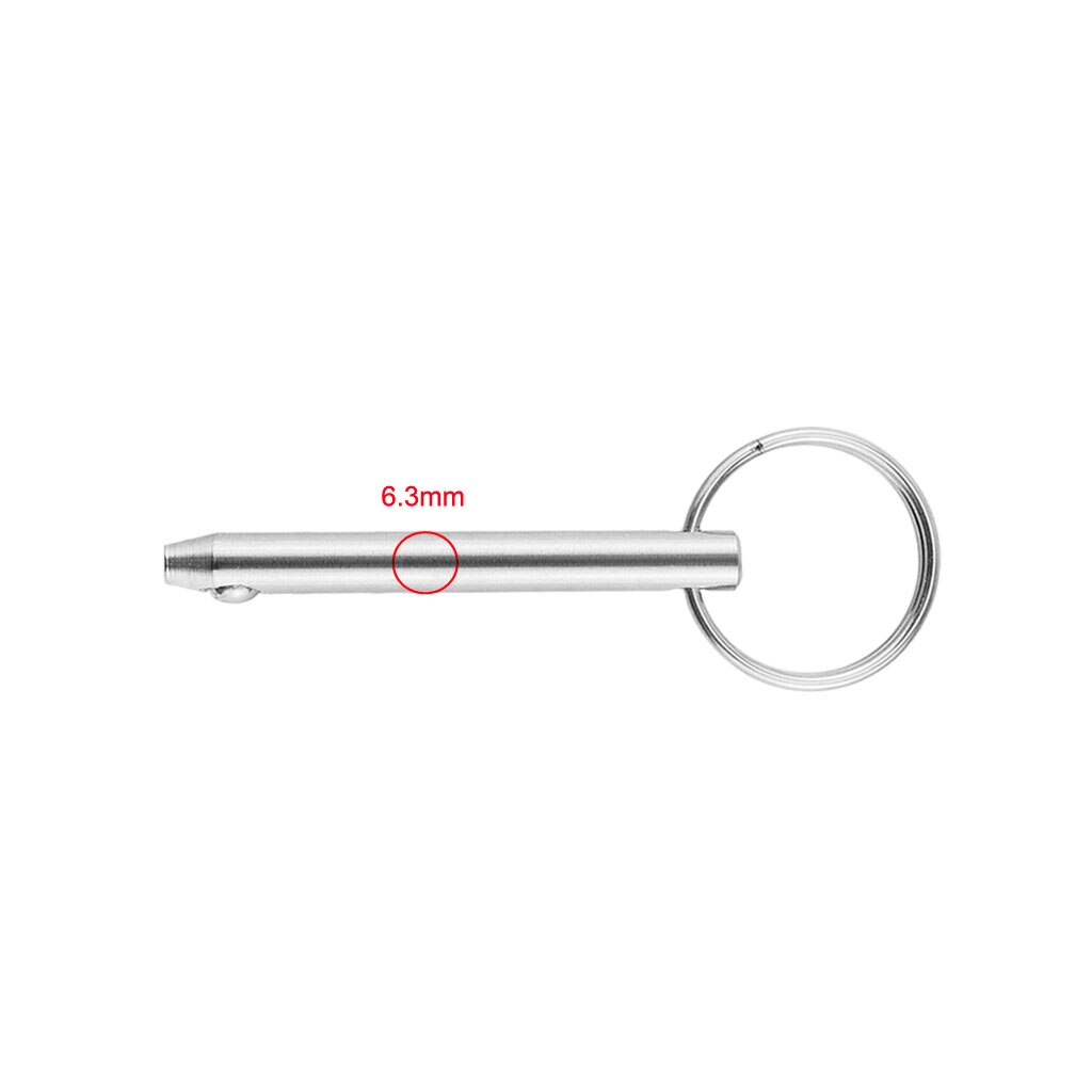 4x Rvs 316 Quick Release 10 Mm Pin Bimini Boot Pin Locking Ring