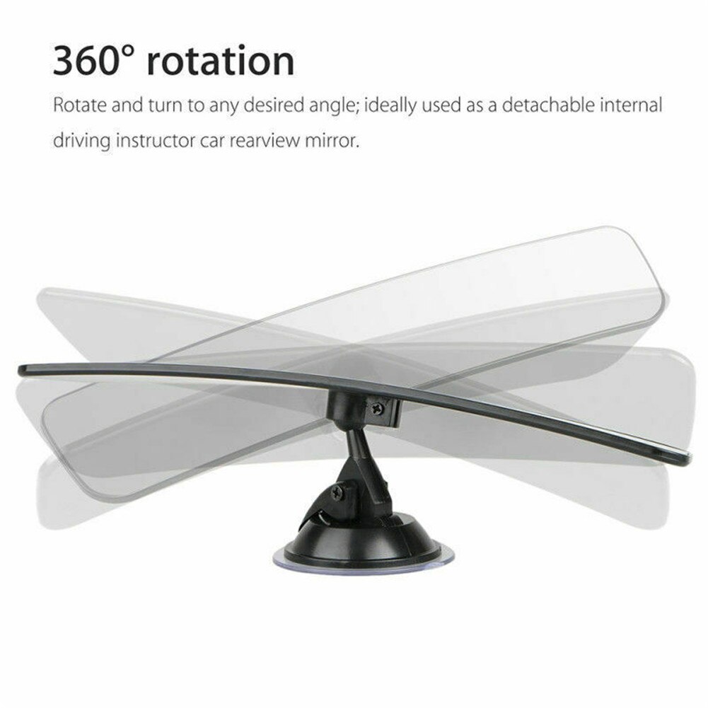 Universal bil lastbil spejl indvendigt bagsyn bakspejl forrude rude spejl sugning omfattende syn roterer