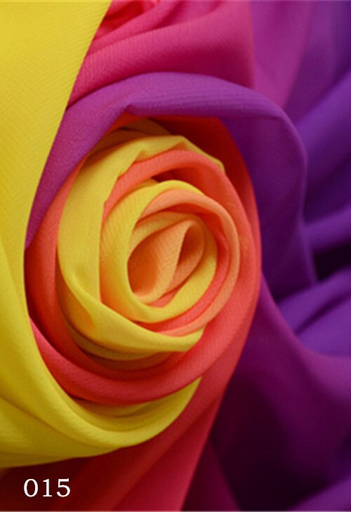 Vestido de gasa para baile en escenario, rampa gradual de 100x150cm, DIY, 015-041: 015 purple rosy