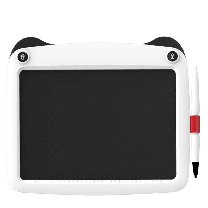 HX6A Cartoon LCD Writing Tablet 9 ”Electronic Graphics Drawing Pads, Drawing Board eWriter, Digital Handwriting Doodle Pad: white
