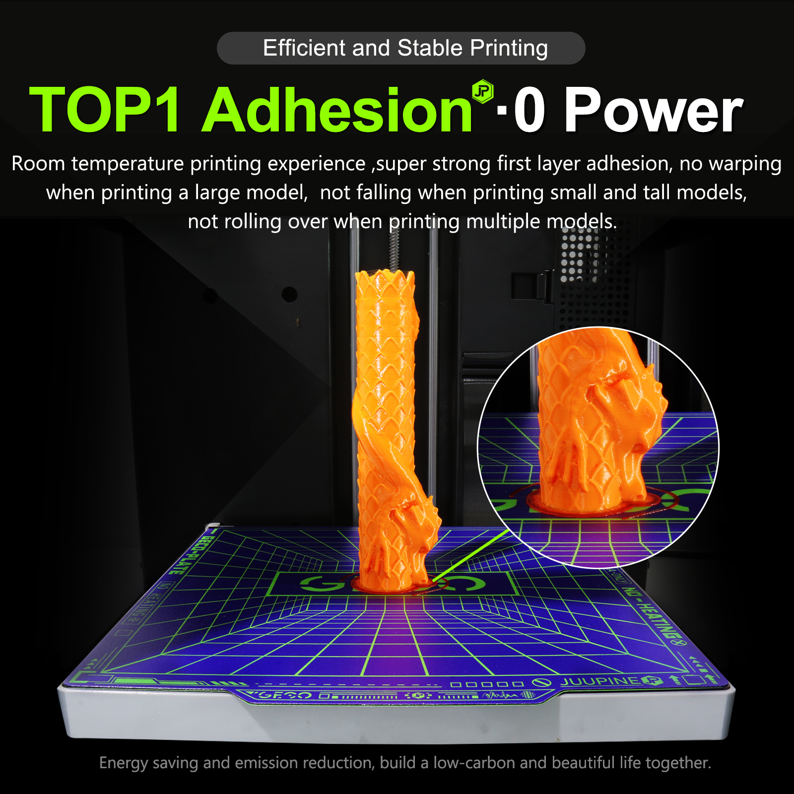 GECO Plate Pla Cold Build Pate For X1C P1S A1 Kobra S1 K1c Ender 3 Se K1 Max No Clog Spring Steel Double Sided Super Adhesion