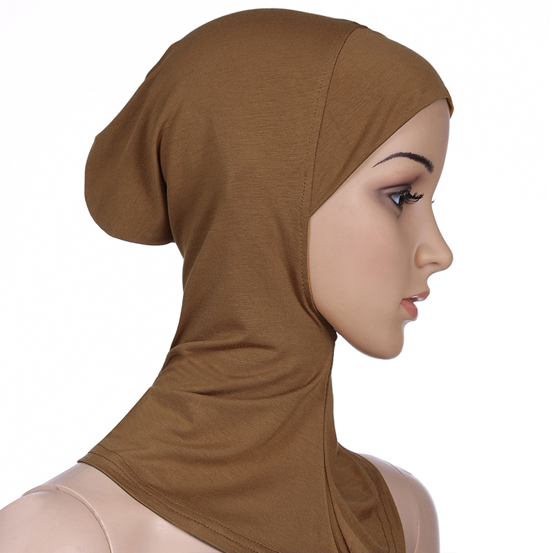 Foulard musulman pour femmes, voile, Hijab, foulard, turban, chapeau islamique: 14
