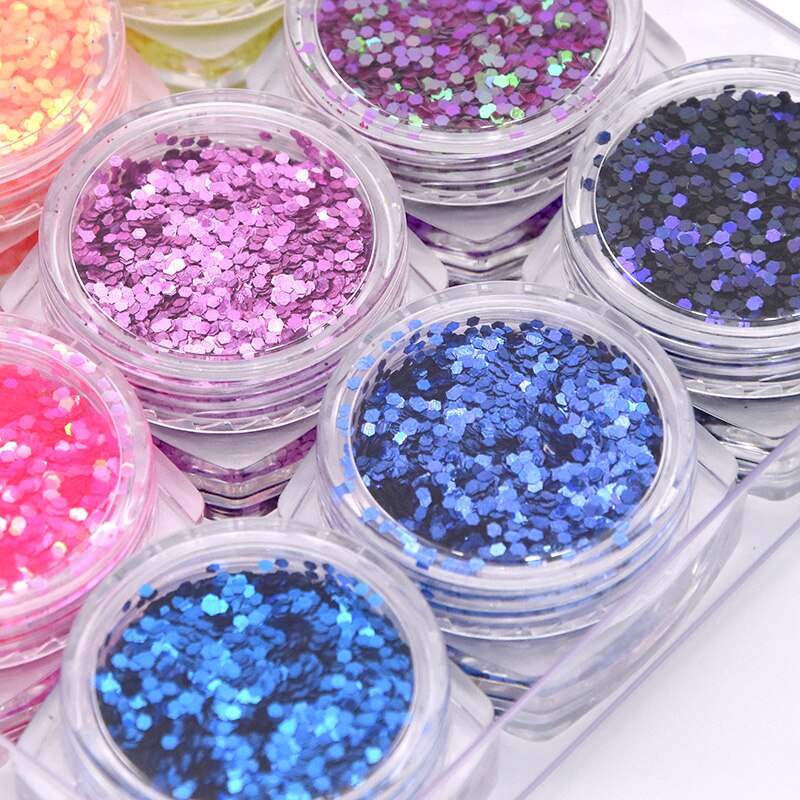 Verschillende Maten Vormen Mermaid Tranen Kleur Shift Glitter Persuasion Kleur Shift Glitter 12 Stuks In Set