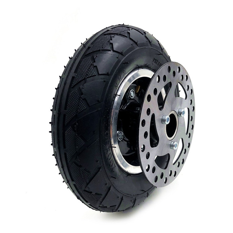 8" Electric Scooter Tyre With Wheel Hub with Brake disc 200x50 Inflation Tyre&inner tube Electric Vehicle Aluminium tire