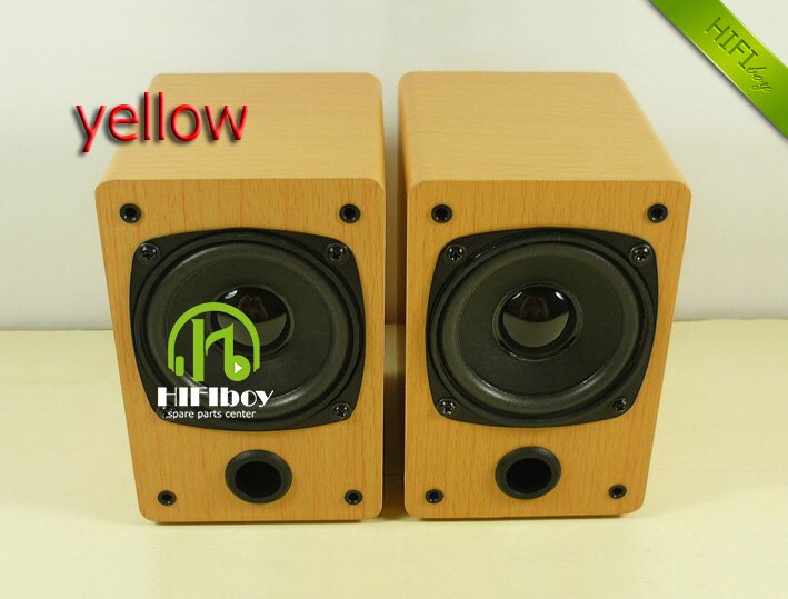 HIFivv audio 2 stks Bluetooth Speaker 3 inch Full Range Speaker 4ohm 15 w audio 3 inch speaker: Geel