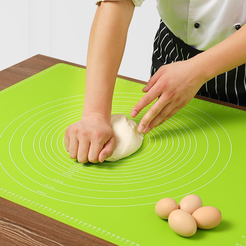 Non-stick bagemåtter i silikone pizza dej maker holder kager køkkenudstyr madlavningsredskaber redskaber bageware tilbehør