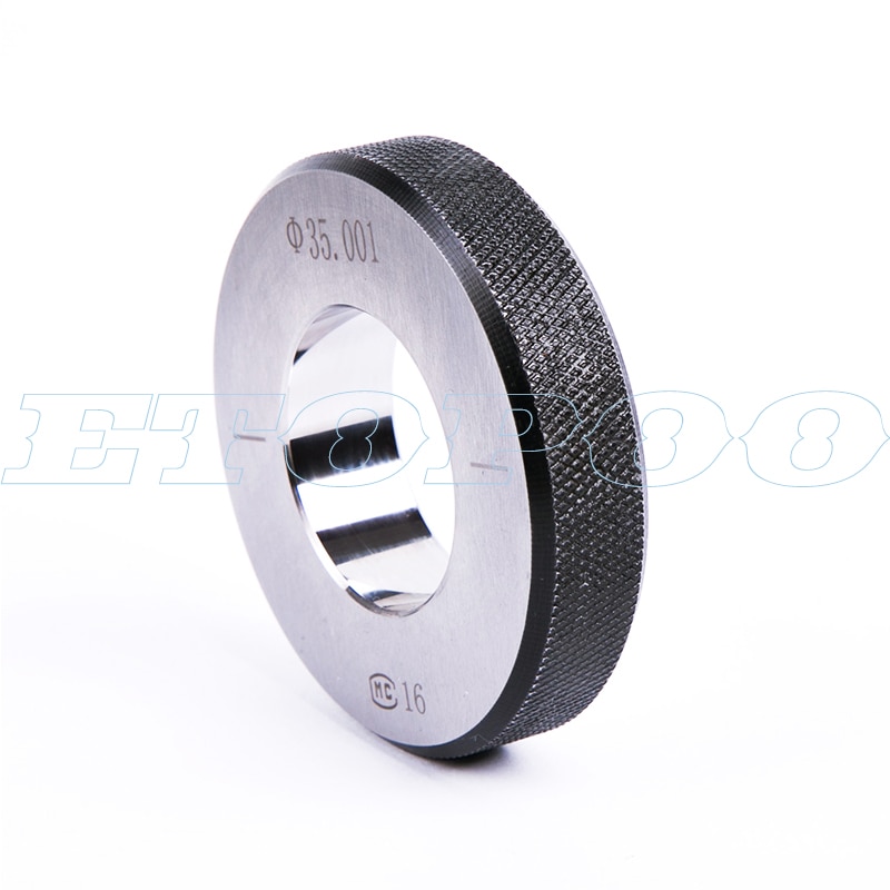 1pcs from 3mm-100mm Inner diameter Calibration Gauge 0.002mm Setting Plain ring gauge Smooth hole gauge measuring tools