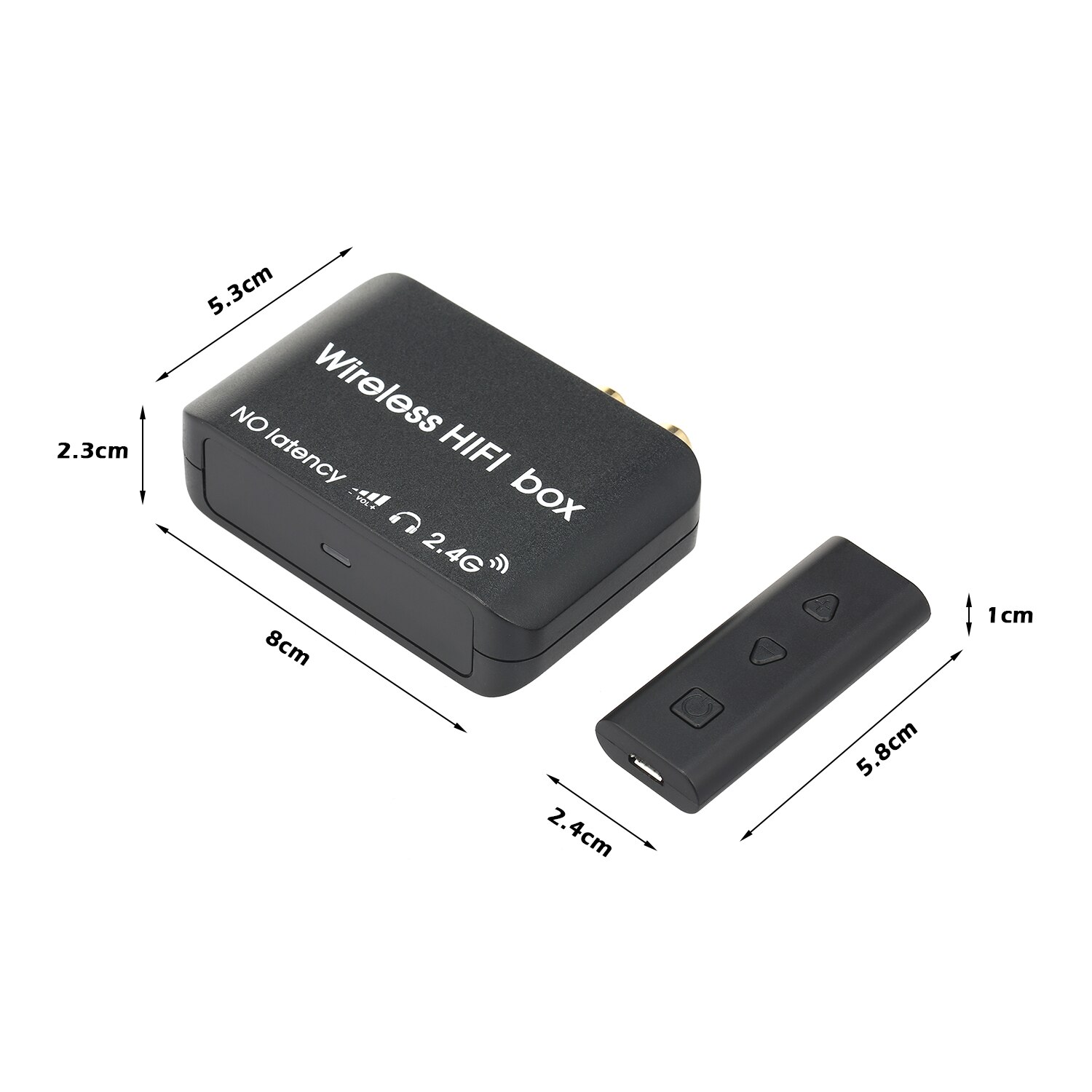 AY87 Audio Transmitter Receiver 2.4G Wireless HIFI Audio Converter No Latency Audio Transceiver Adapter