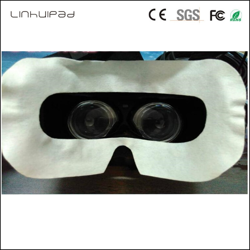 Linhuipad 100 stks wit Beschermende Hygiëne Eye pad Gezichtsmasker pads voor HTC Vive voor PlayStation 3D Virtual Reality Bril