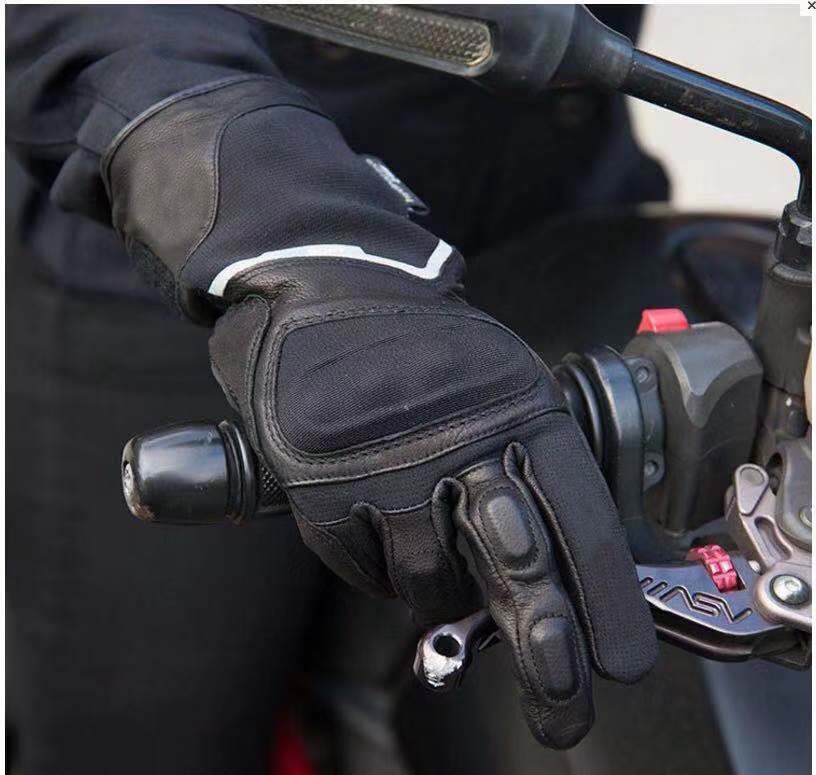 Vinter vandtæt varm motorcykel racing handsker top  h2o motorcykel ridning handske lavet af læder