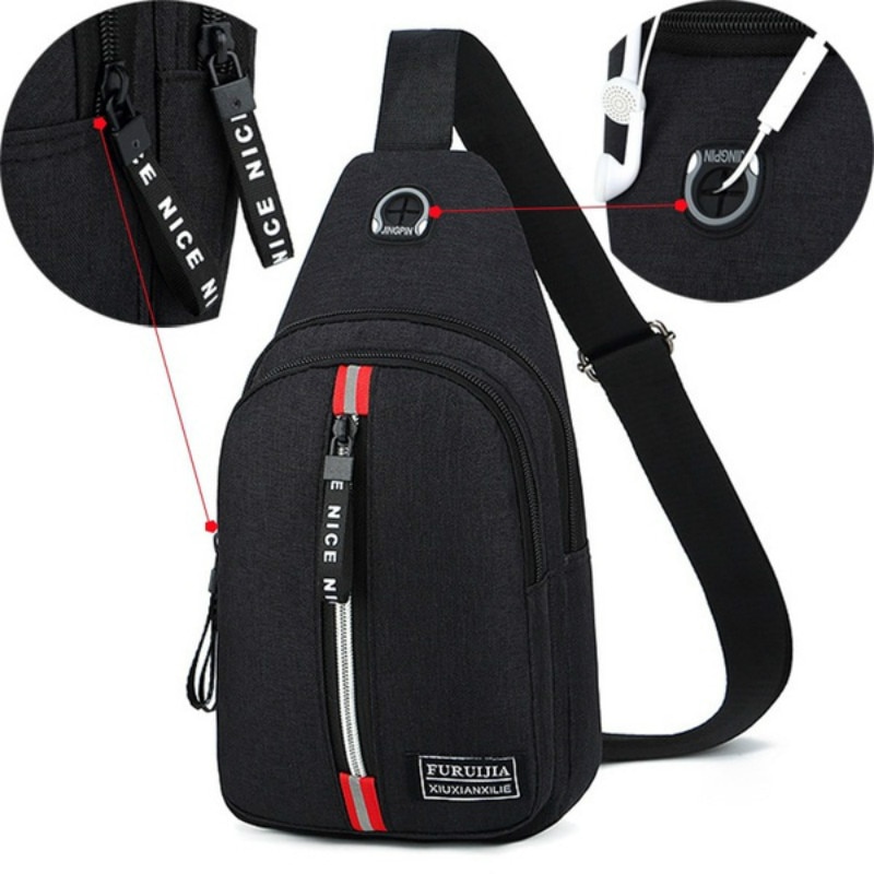 Neue Männer Reise Business Brust Tasche Burglarproof Schulter Tasche Holster Anti Theft Sicherheit Strap Leinwand Umhängetaschen