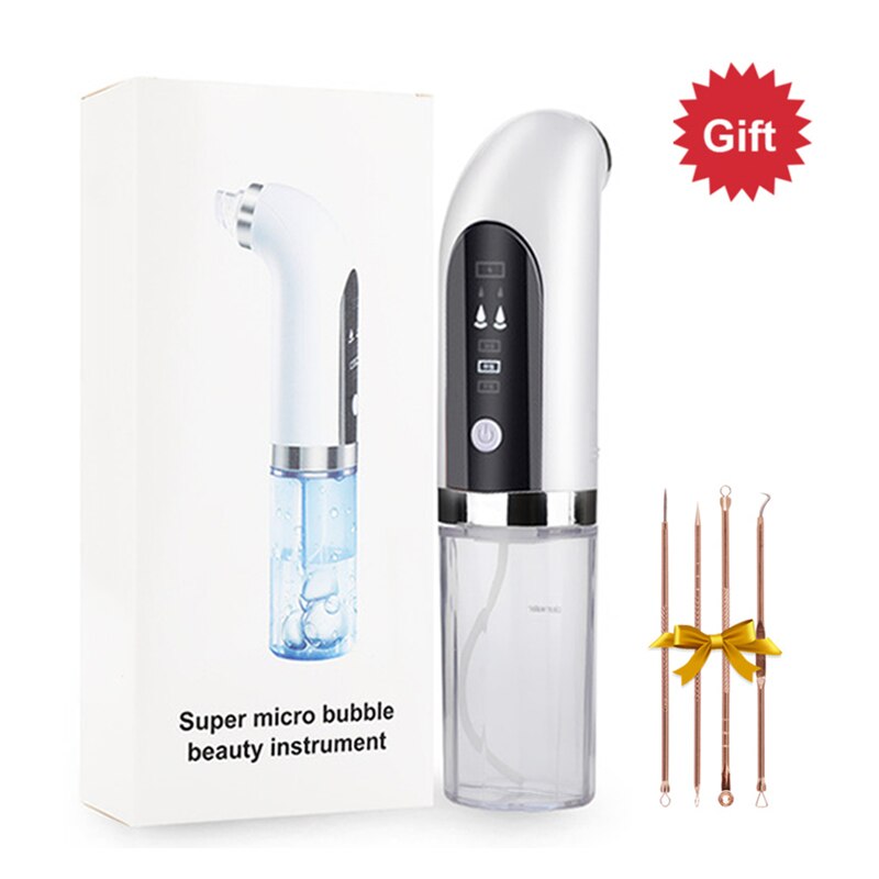 Face Cleansing Kit Vacuum Blackhead Remover Ultrasonic Skin Scrubber Nano Facial Sprayer Electric Face Clean Set 31: Type 1 with box