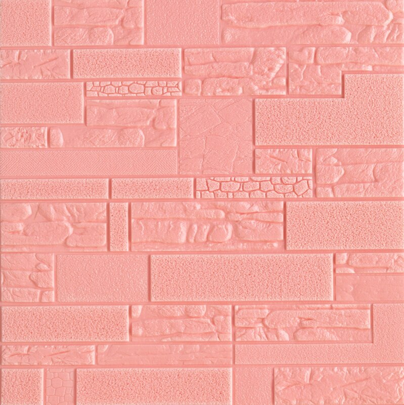 3D Foam Wallpaper Bar Restaurant Living Room Marble Wall Decor DIY Self-adhesive Waterproof Wall Sticker Modern Home Decor