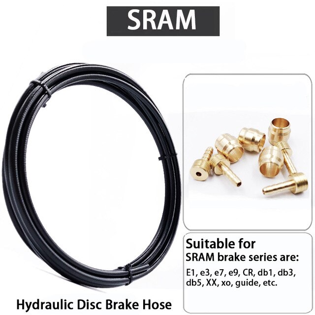BH59 BH90 Sram Magura – tuyau de frein à disque hydraulique pour vtt, 2.5M, avec connecteur, ensemble Olive, pour mt200, m315, m395, m6000: SRAM