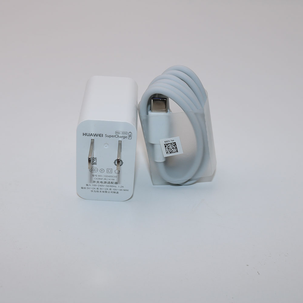 Huawei Supercharge Original chargeur rapide Max 40W 10 V/4A 5 V/4A avec câble 5A pour Huawei P30 Nova 5 Pro Mate 20 Pro Honor Magic 2