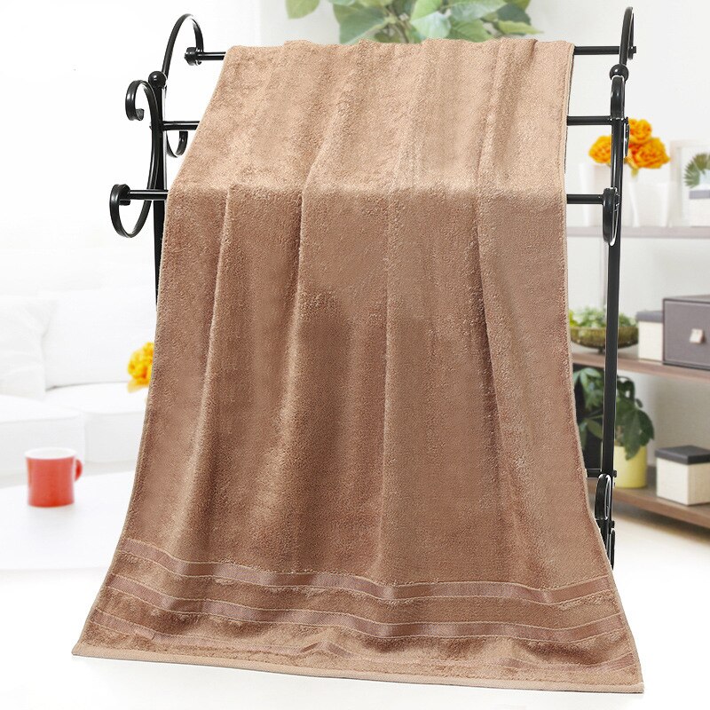 100% bambus Faser Handtücher Lila Grau Braun Schlecht Gesicht Handtuch einstellen Kühlen Bambus Saugfähigen Gesunde Badezimmer Handtücher für Erwachsene: Braun / 1Bad Handtuch 70x140cm