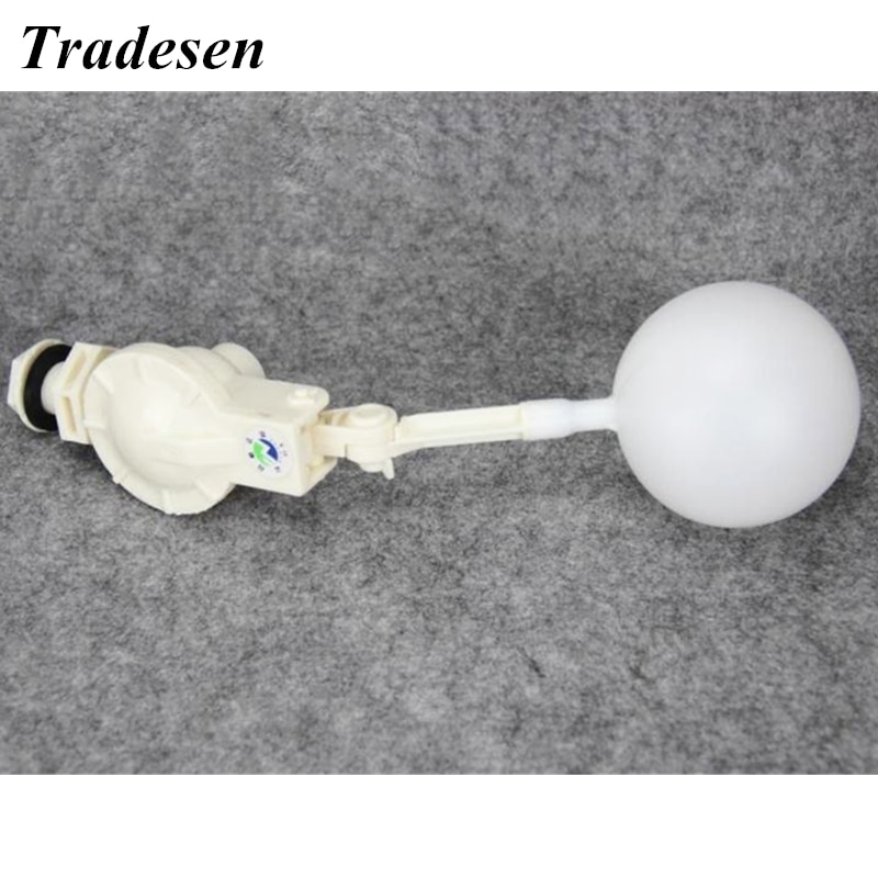 1pcs 1/2" 3/4" 1" Male Thread Long Rod Floating Ball Valve ABS Adjustable Water Level Aquarium Tank Cooling Tower Replenishing