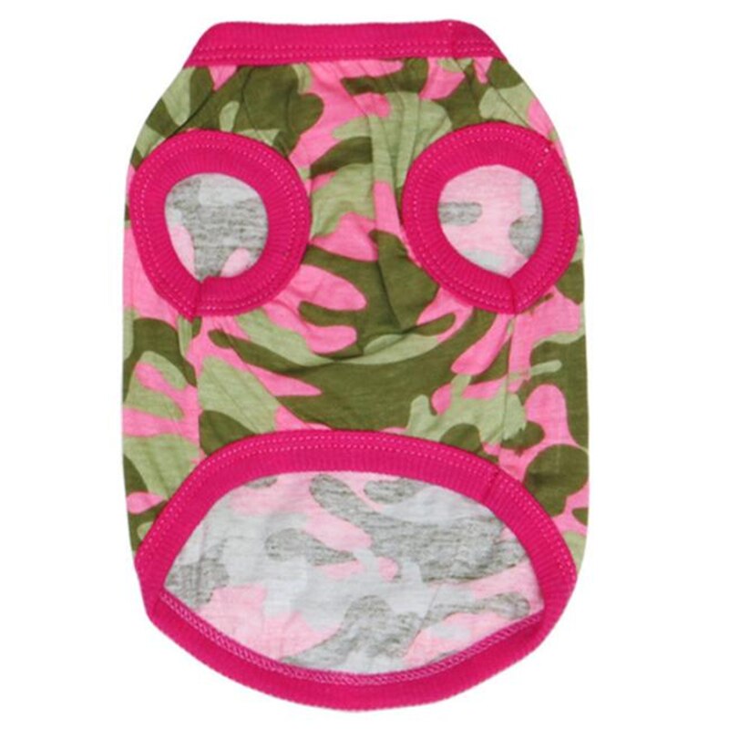 Woodland Camouflage Pet Dog Clothes Cotton Vest Dogs Cats Clothes Teddy Pet Clothing Wholescale